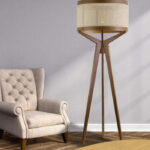 Coluna Navi Trippe Cupula Palha MadeLustre