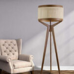 Coluna Navi Trippe Cupula Palha MadeLustre