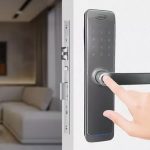 Fechadura Digital Biometrica Prata d200 imab