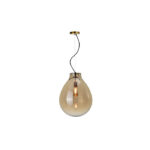Pendente Bronze e Conhaque Tommy SkyLight 30x40cm