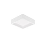 Plafon Deep Led 12W Quadrado 3000k Branco Stella
