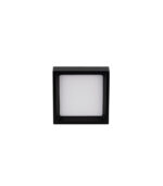 Plafon Deep Led 12W Quadrado 3000k Preto Stella - Imagem 2
