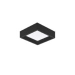 Plafon Deep Led 12W Quadrado 4000k Preto Stella