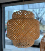 PENDENTE RÚSTICO BALI FIBRA DE BAMBU 1XE27 (D)40CM GMH TRADE - Imagem 2