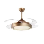Ventilador De Teto Pás Retráteis Gold C/ Controle Remoto design moderno o torna uma excelente escolha para quem busca funcionalidade e estilo unico.