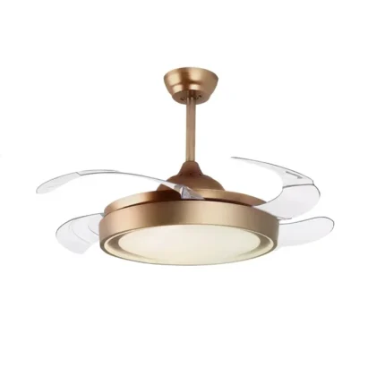 Ventilador De Teto Pás Retráteis Gold C/ Controle Remoto design moderno o torna uma excelente escolha para quem busca funcionalidade e estilo unico.
