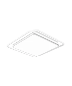 Plafon Hoop Quadrado 72w Multicolor Bivolt Branco