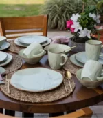 Aparelho de Jantar e Chá Ryo 20 Peças Bambu - Oxford - Imagem 4