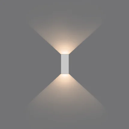 Arandela Wall Mini 2 Fachos Fechados Stella