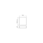 Arandela Led Wall Plus Preta 1 Facho Aberto Stella - Imagem 3