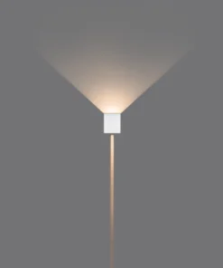 Arandela Led Wall Plus Branco 1 Facho Aberto e 1 Facho Fechados Stella