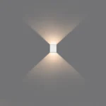 Arandela Led Wall Plus Branca 2 Facho Aberto Stella