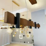 Pendente Lâmina Natural de Madeira 120cm Flow Accord - Imagem 4