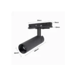 Spot LED para Trilho Blet 5W 3000K Preto Nordecor - Imagem 2