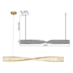 Pendente Mandala Dourado Escovado - Usina - Imagem 2