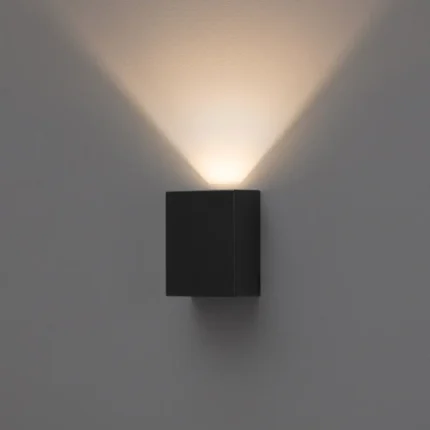 Arandela Led Effekt 4W 240LM 1 Fachos Abertos Preta