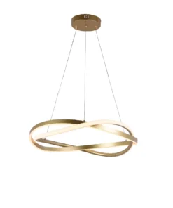 Pendente LED EUNI 60CM Dourado 56W Nordecor