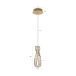 Pendente led LEZIE IN 32CM 21W 3000k Nordecor - Imagem 3