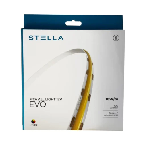 Fita LED ALL Light 10W/m 4000k 12V EVO Rolo 5m Stella