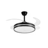 Ventilador Teto Retrátil Preto C/ Controle Remoto SL