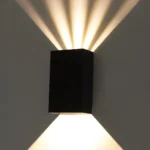 Arandela LED SIKI 10W 3000K Nordecor Preta - Imagem 3