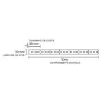 Fita LED 240 LEDs/m 24V 22W/m IP66 4000K Nordecor