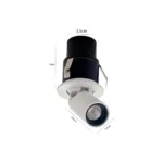 Spot LED Retrátil de Embutir MALI 3W Nordecor Branco - Imagem 3