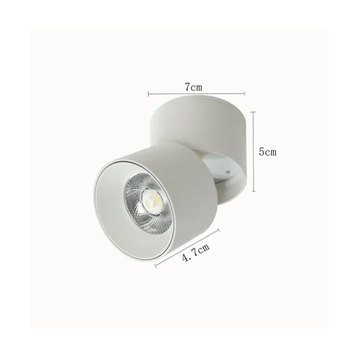 Spot LED de Sobrepor ALNY 10W Branco 3000K Nordecor