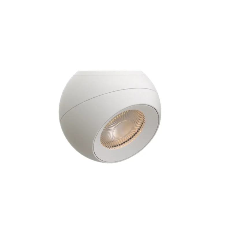 Spot Iris Sobrepor 7w Orbital 360º 3000k Branco Pix
