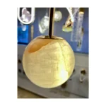 Pendente Globo Mármore Dourado 12cm 3000K - Imagem 4