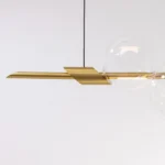 Luminária Pendente Zeep Dourado Bella Iluminação - Imagem 4