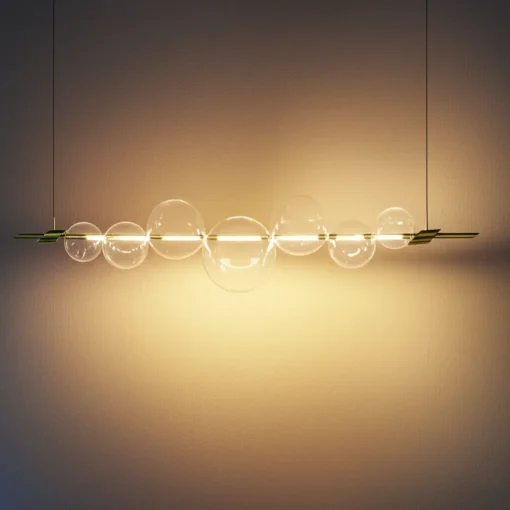 Luminária Pendente Zeep Dourado Bella Iluminação