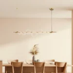 Luminária Pendente Zeep Dourado Bella Iluminação - Imagem 9