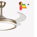 Ventilador De Teto Retrátil C/ Led Dimerizável Air Midas Opus Led - Imagem 5