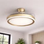 Ventilador De Teto Retrátil C/ Led Dimerizável Air Midas Opus Led - Imagem 2