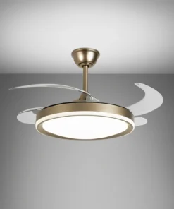 Ventilador De Teto Retrátil C/ Led Dimerizável Air Midas Opus Led