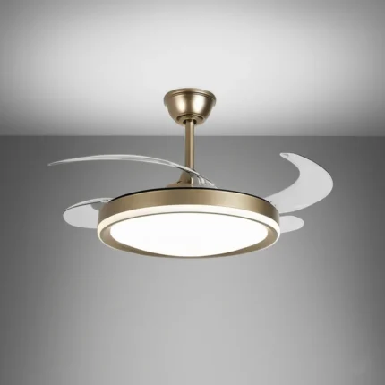 Ventilador De Teto Retrátil C/ Led Dimerizável Air Midas Opus Led