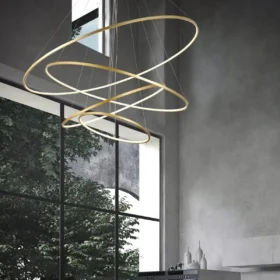 Pendente Cosmos Dourado Usina Design