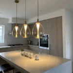 Pendente Thunder 23X38cm Bronze e Vidro Skylight