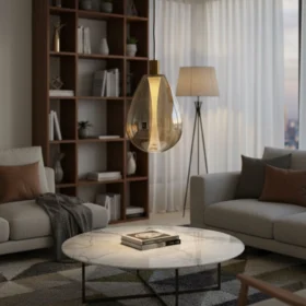 PENDENTE THUNDER 30X40CM Vidro  - Skylight