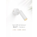 Spot Led de Sobrepor BLET 5W – 3.000K – IRC90 Branco - Imagem 2