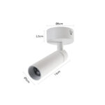 Spot Led de Sobrepor BLET 5W – 3.000K – IRC90 Branco - Imagem 4
