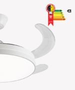 Ventilador De Teto Retrátil Air Lite 60w Com Controle Opus - Imagem 3