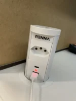 Torre de Tomada Automática Renna USB A+C Indução Branco Bivolt - Imagem 3