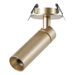 Spot Led De Embutir Blet Dourado 5w 3000k 400lm Nordecor - Imagem 2