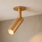 Spot Led De Embutir Blet Dourado 5w 3000k 400lm Nordecor