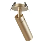 Spot Led De Embutir Blet Dourado 5w 3000k 400lm Nordecor - Imagem 3